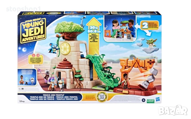 HASBRO STAR WARS Young Jedi Adventures Храмът на джедаите и 2 фигурки