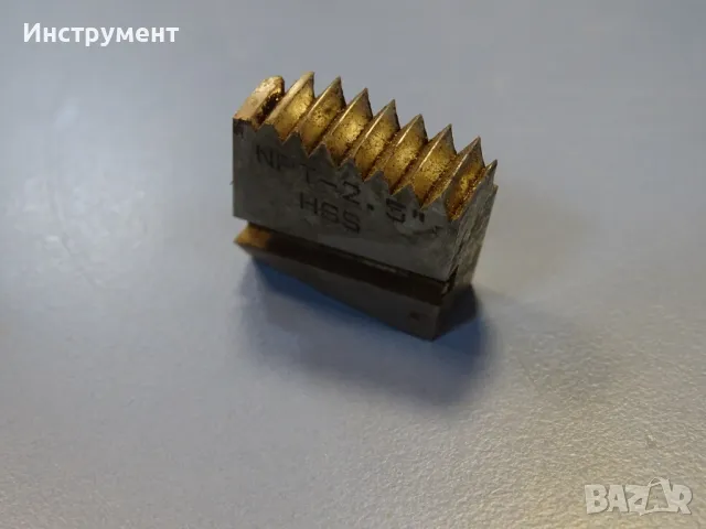 Нож резбонарезен NPT-2.5" HSS комплект за резбонарезна глава, снимка 3 - Резервни части за машини - 49929807