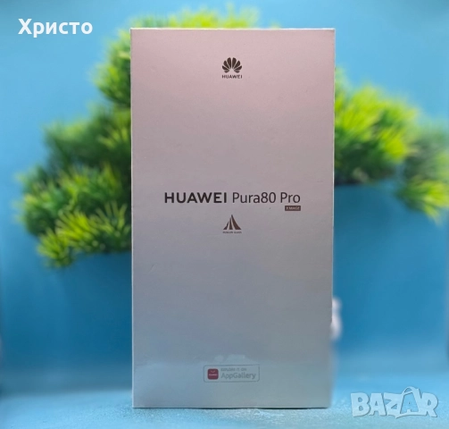 НОВ!!! Huawei Pura 80 Pro, 512GB, 12GB RAM, Glazed White, снимка 2 - Huawei - 52104296