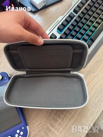 Nintendo Switch Lite Комплект, снимка 6 - Nintendo конзоли - 54136090