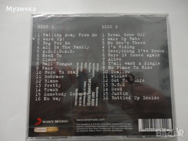  Korn/Falling Away from Me: The Best of 2CD, снимка 2 - CD дискове - 35557111
