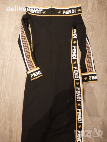 FENDI. Original. Size S Прекрасна рокля, снимка 5 - Рокли - 42518996