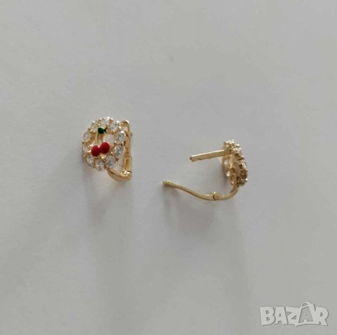 *нови златни детски обици 52140, снимка 2 - Обеци - 42442153