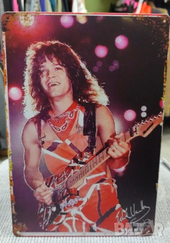 Eddie Van Halen-метална табела (плакет)
