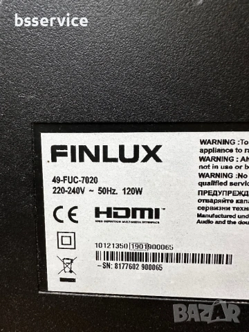 Смарт телевизор Finlux 49 инча Smart , снимка 4 - Телевизори - 53942791