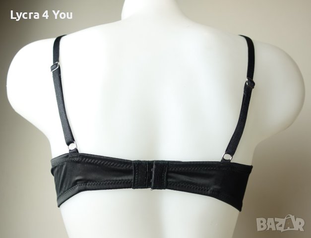 80В черен сатенен сутиен от Mister*Lady, снимка 5 - Бельо - 42795158