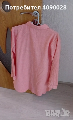 Дамска риза + ПОДАРЪК пухен елек, снимка 2 - Ризи - 53256066