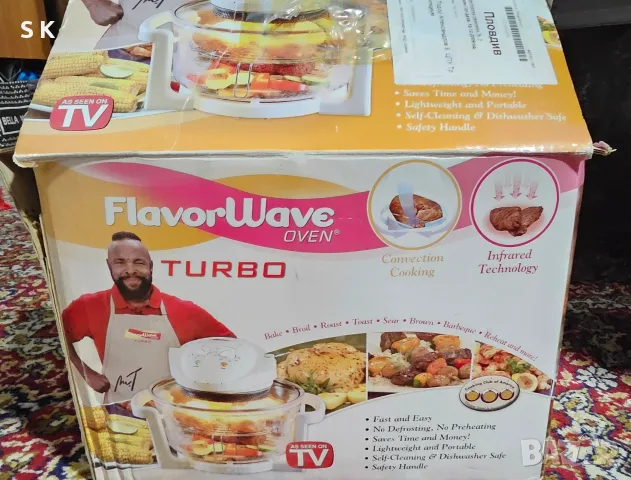 Конвекторна фурна Flavorwave Turbo,, снимка 2 - Печки, фурни - 56059551