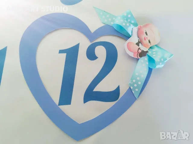 Платно за месечинки/Платно за снимки на бебето/Месечинка, снимка 2 - Други - 47994671