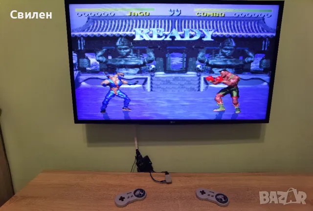 Super Nintendo SNES HDMI конзола с БЕЗЖИЧНИ контролери и над 5500 игри, снимка 3 - Други игри и конзоли - 48722783