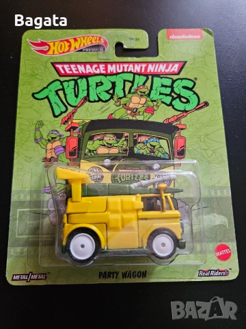 Hot Wheels Premium TMNT Party Wagon – 1:64