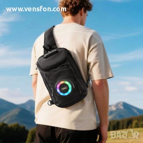 Bluetooth високоговорител HOCO HC42 8W – Портативна колонка тип чанта, снимка 3 - Тонколони - 53985353