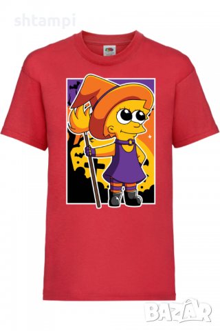 Детска тениска The Simpsons Lisa Simpson 02,Halloween,Хелоуин,Празник,Забавление,Изненада,Обичаи,, снимка 3 - Детски тениски и потници - 38158488