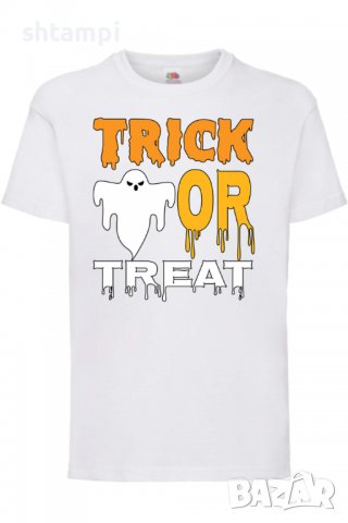 Детска тениска Trick Or Treat 2,Halloween,Хелоуин,Празник,Забавление,Изненада,Обичаи,, снимка 2 - Детски тениски и потници - 38155715