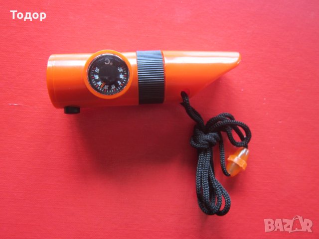 Страхотно фенерче компас свирка 6 в 1, снимка 5 - Колекции - 29431702