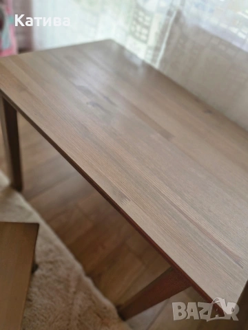 Дървена детска маса и стол масив, снимка 3 - Мебели за детската стая - 54353971