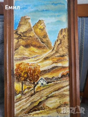 Картина български автор , снимка 2 - Колекции - 51159599