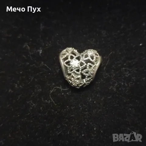 Сребърна висулка за гривна Пандора (54), снимка 3 - Гривни - 49318796