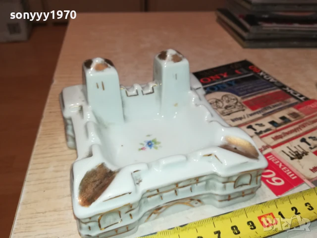 ПЕПЕЛНИК-ПОРЦЕЛАН КРЕПОСТ С МАРКИРОВКА 2207250948LCHERY, снимка 5 - Антикварни и старинни предмети - 51100650