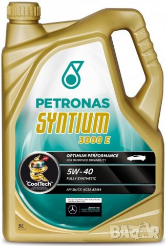 Моторно масло Petronas Syntium 3000 E 5W40, 5л , снимка 1 - Аксесоари и консумативи - 35248205