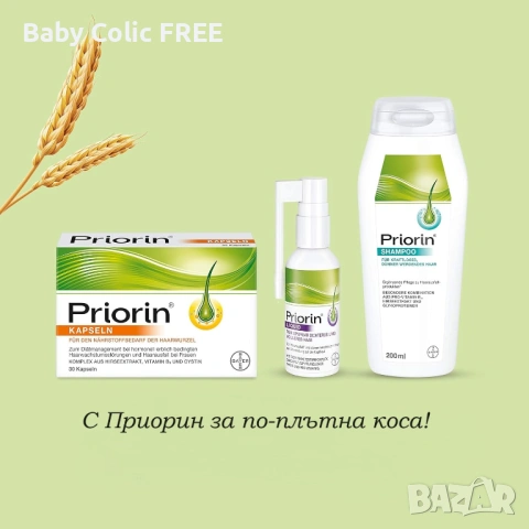 Немски Приорин Priorin 25 EUR за 60 капсули против косопад София Младост 2, снимка 6 - Продукти за коса - 54299064