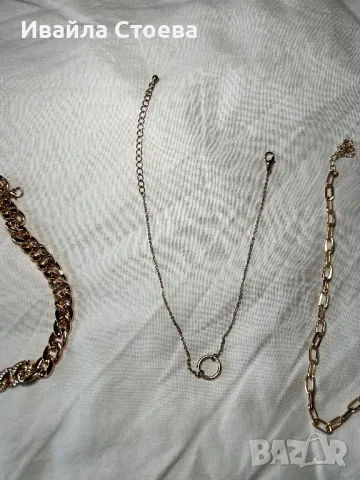 Дамски златисти колиета, снимка 3 - Колиета, медальони, синджири - 49888005