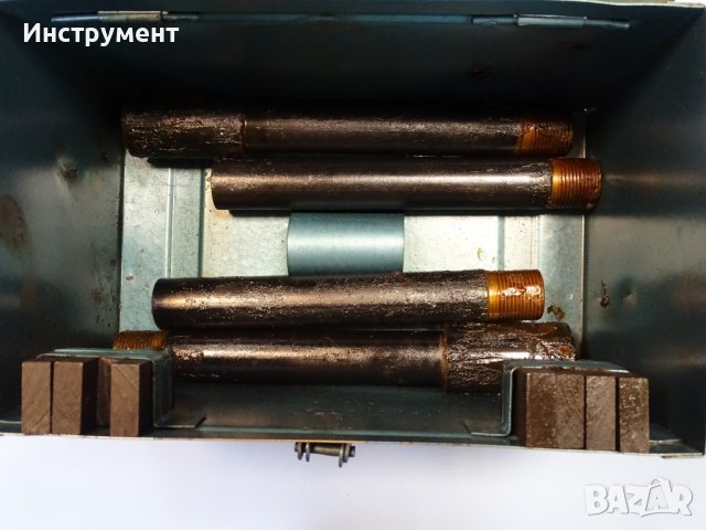 Тръбна винтонарезна глава в комплект с ножове PROCOM GRN-2, снимка 8 - Други инструменти - 42272640