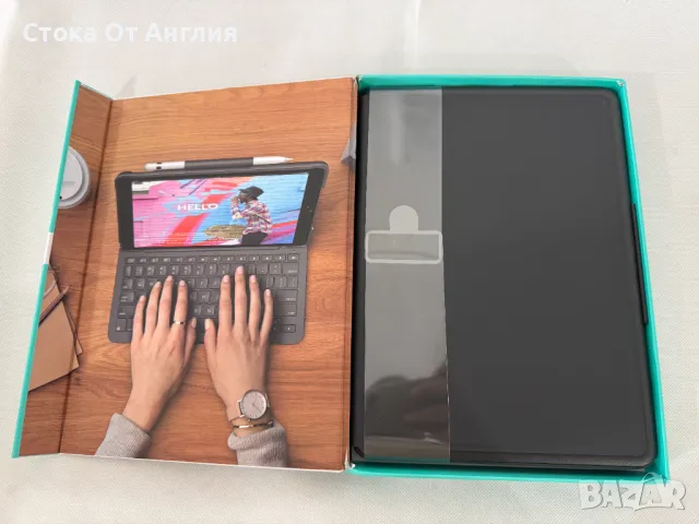 Kлавиатура Logitech Slim Folio за iPad 7th/ 8th/ 9th gen, снимка 3 - Клавиатури и мишки - 50000766
