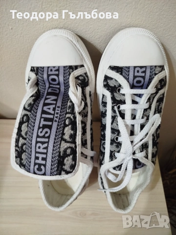 Дамски кецове Cristian Dior, снимка 6 - Кецове - 54305961