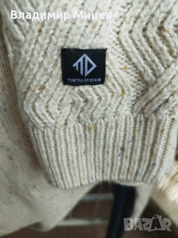 Мъжки пуловер Tom Tailor , снимка 3 - Пуловери - 52376018