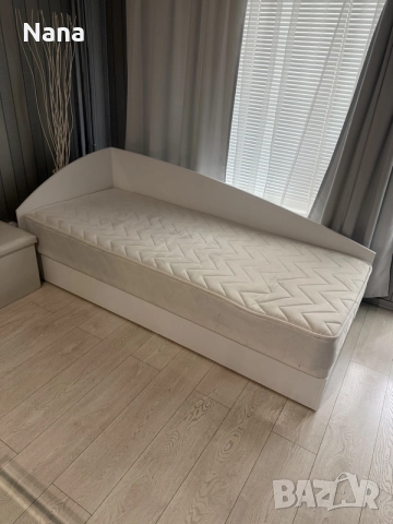 Единично легло с матрак 110€, снимка 4 - Спални и легла - 56544104