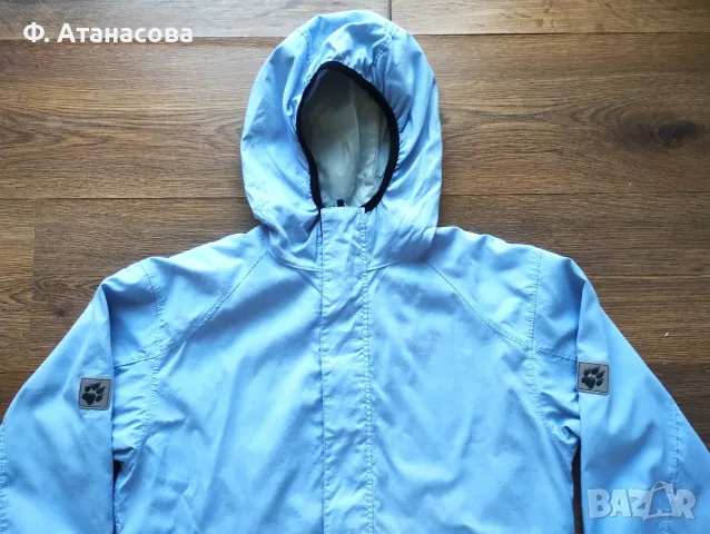JACK WOLFSKIN Непромокаемо ветроустойчиво дишащо яке, размер 140-146, 9-10г., перфектно, снимка 2 - Детски якета и елеци - 56117274