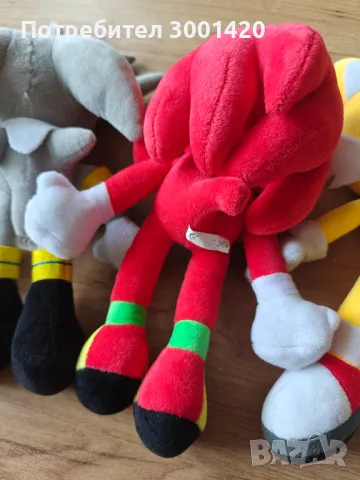 Плюшени играчки Соник - Sonic 3 бр, снимка 6 - Плюшени играчки - 50364198