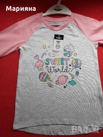 нова блуза за момиче 2-3год., снимка 1
