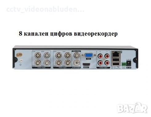 8канален DVR - 8ch видеорекордер за видеонаблюдение