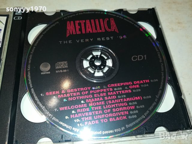 METALLICA CD X2бр 0311231007, снимка 4 - CD дискове - 42833566