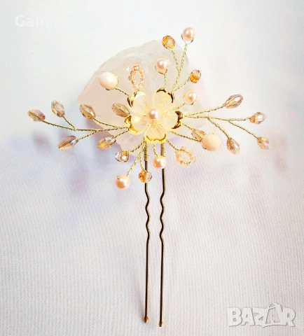 Бижута за коса за специални поводи/ Украса за коса с кристали, снимка 3 - Аксесоари за коса - 51003674