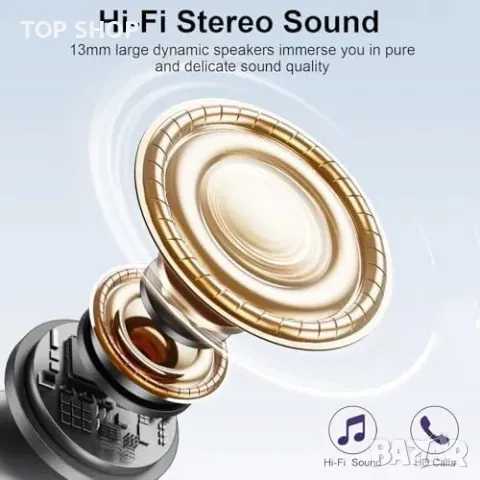 Нови Безжични Bluetooth 5.3 слушалки, 48 часа, шумопотискане, IP7 водоустойчиви, снимка 5 - Bluetooth слушалки - 49444805