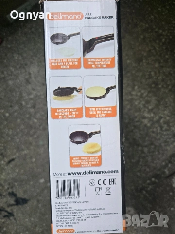 уред за приготвяне на палачинки, снимка 2 - Гофретници - 54128192