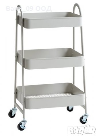 Стоманена сервизна количка