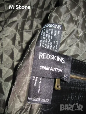 Redskins мъжко кожено яке размер S-M, снимка 7 - Якета - 48133045