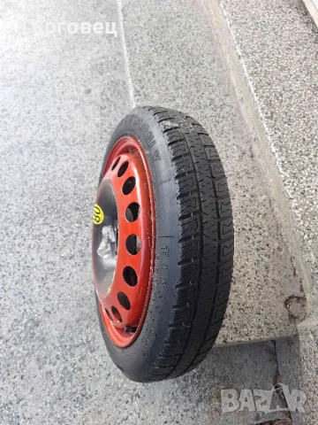 Резервна гума 115/70/16 с джанта5х110 ЕТ 41 ,тип патерица за Опел и д-р. , снимка 10 - Гуми и джанти - 47770266