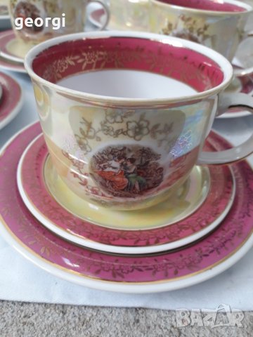 Немски фин порцеланов сервиз за 8 души ГДР, снимка 6 - Сервизи - 31579582