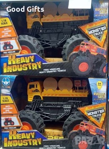 Голям детски камион Monster Truck, снимка 2 - Коли, камиони, мотори, писти - 42887505