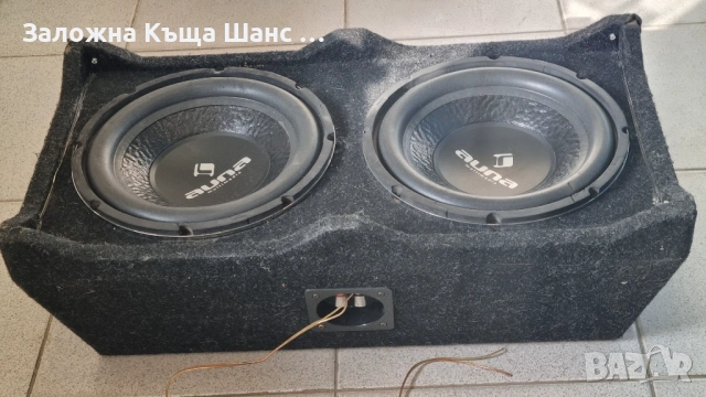Auna двоен субуфер с 2x 10-инчови  , снимка 2 - Ресийвъри, усилватели, смесителни пултове - 53094244