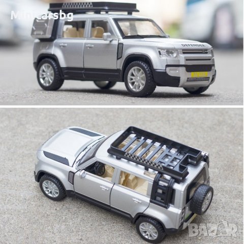Метални колички: Land Rover Defender (Ленд Ровър Дефендър), снимка 4 - Колекции - 31141344