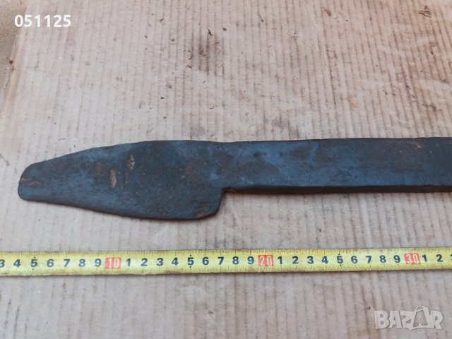 масивен кован сатър, инструмент - възраждане , снимка 8 - Антикварни и старинни предмети - 37348857