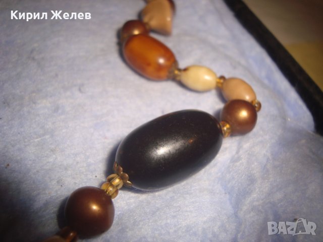 МНОГО СТАРА ОГЪРЛИЦА с ФАТУРАН - КЕХЛИБАР БАКЕЛИТ и МЪНИСТА МАЙСТОРСКА ИЗРАБОТКА РЕТРО КОЛИЕ 27960, снимка 6 - Антикварни и старинни предмети - 37094922