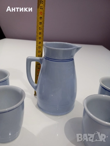 Порцеланов стар сервиз маркиран , снимка 3 - Сервизи - 52564287