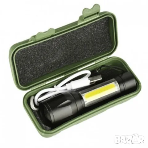 Мини акумулаторен LED фенер с zoom 1000 lm, снимка 2 - Аксесоари и консумативи - 55865288